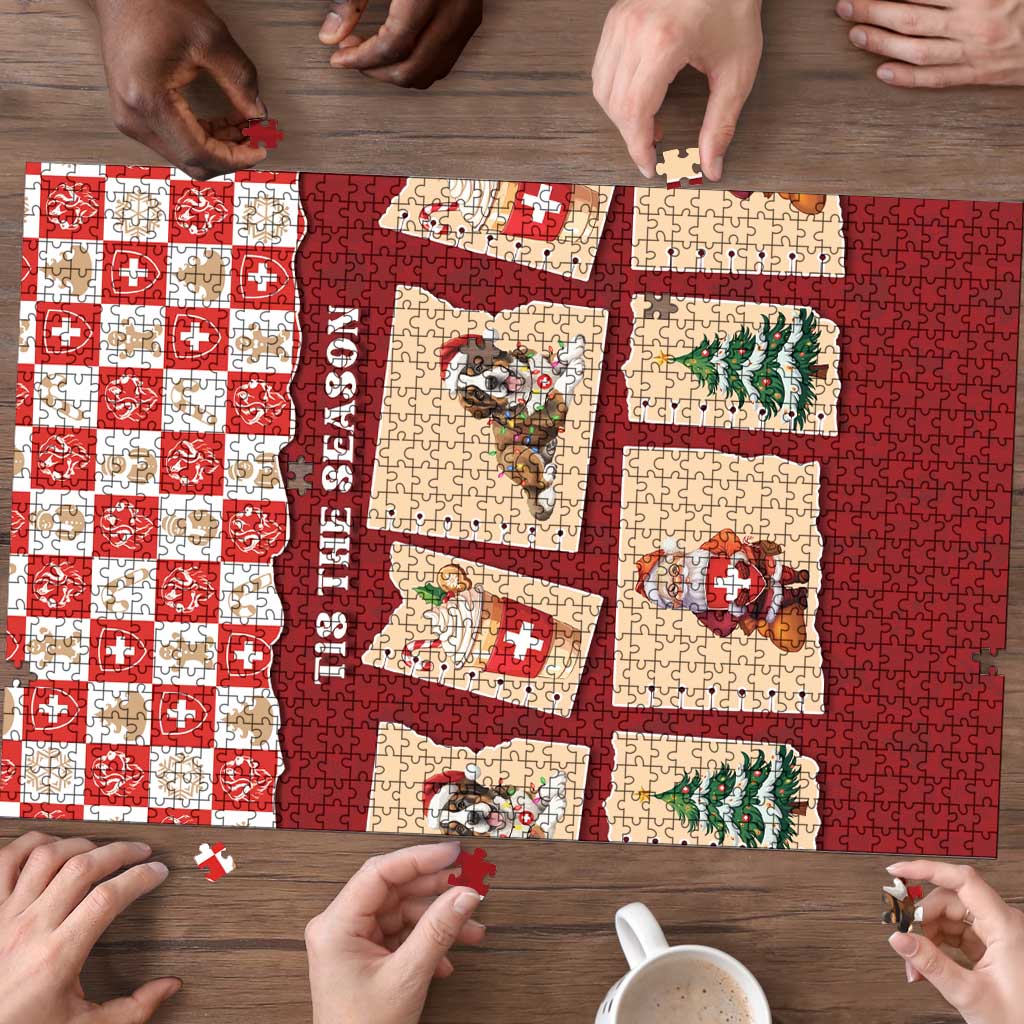 Switzerland Christmas Puzzle Tis The Season - Wonder Print Shop