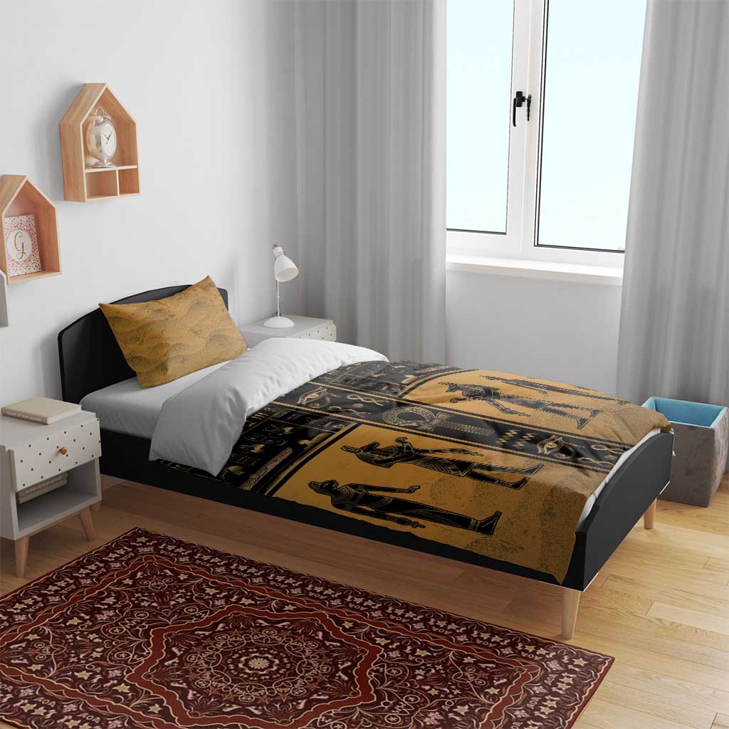 Egypt Bedding Set Ancient Ankh Luxury - Wonder Print Shop