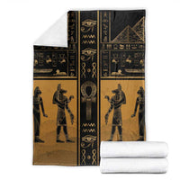 Egypt Blanket Ancient Ankh Luxury - Wonder Print Shop