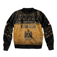 Personalized Egypt Bomber Jacket Ancient Ankh Luxury - Wonder Print Shop