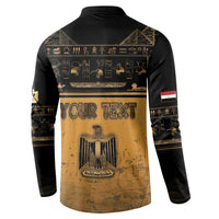 Personalized Egypt Button Sweatshirt Ancient Ankh Luxury