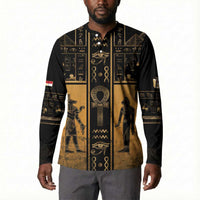 Personalized Egypt Button Sweatshirt Ancient Ankh Luxury