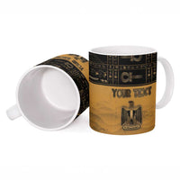Personalized Egypt Ceramic Mug Ancient Ankh Luxury - Wonder Print Shop