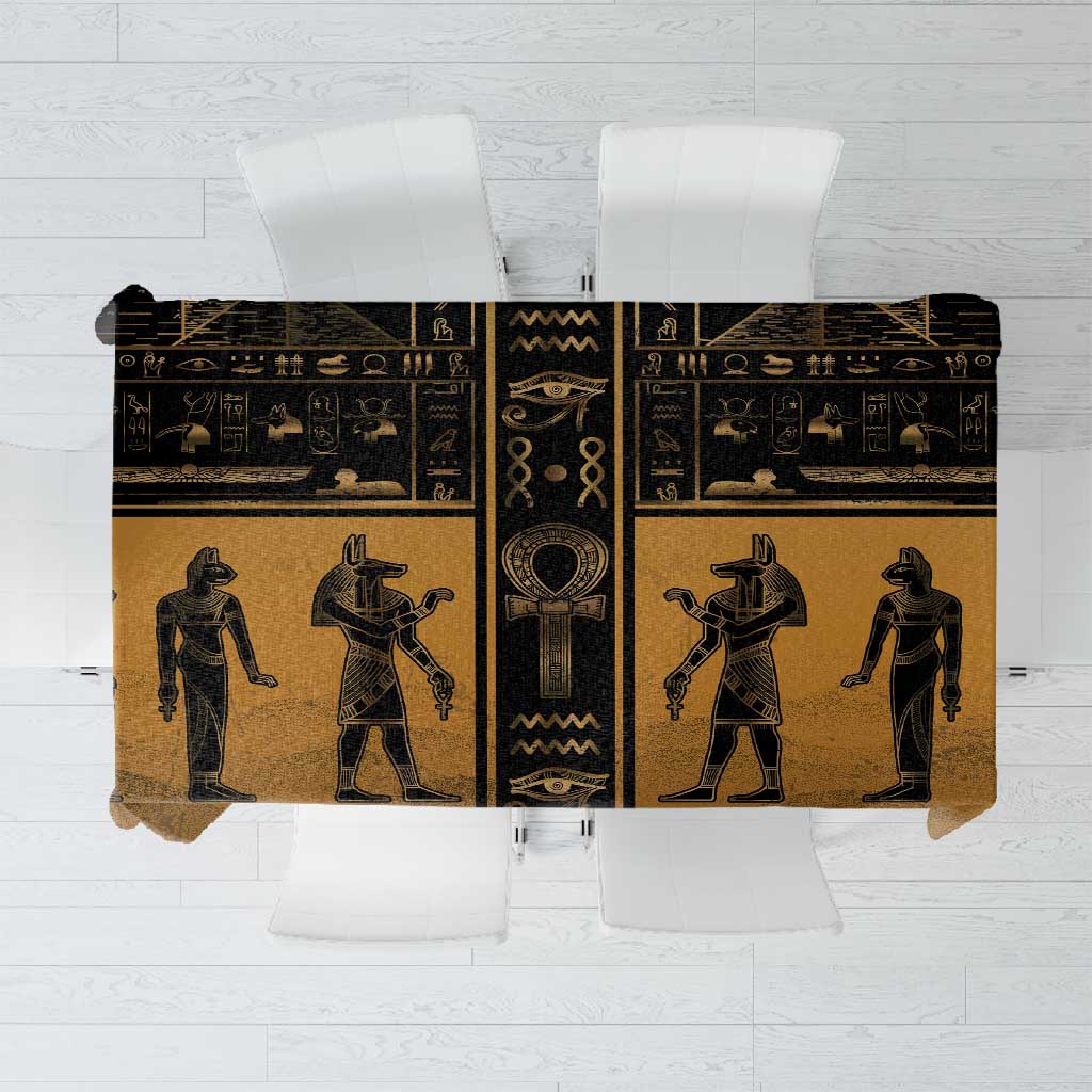 Egypt Tablecloth Ancient Ankh Luxury - Wonder Print Shop