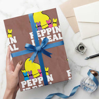 Easter Bunny Wrapping Paper Roll Peepin It Real Rabbit Candy Easter - Wonder Print Shop