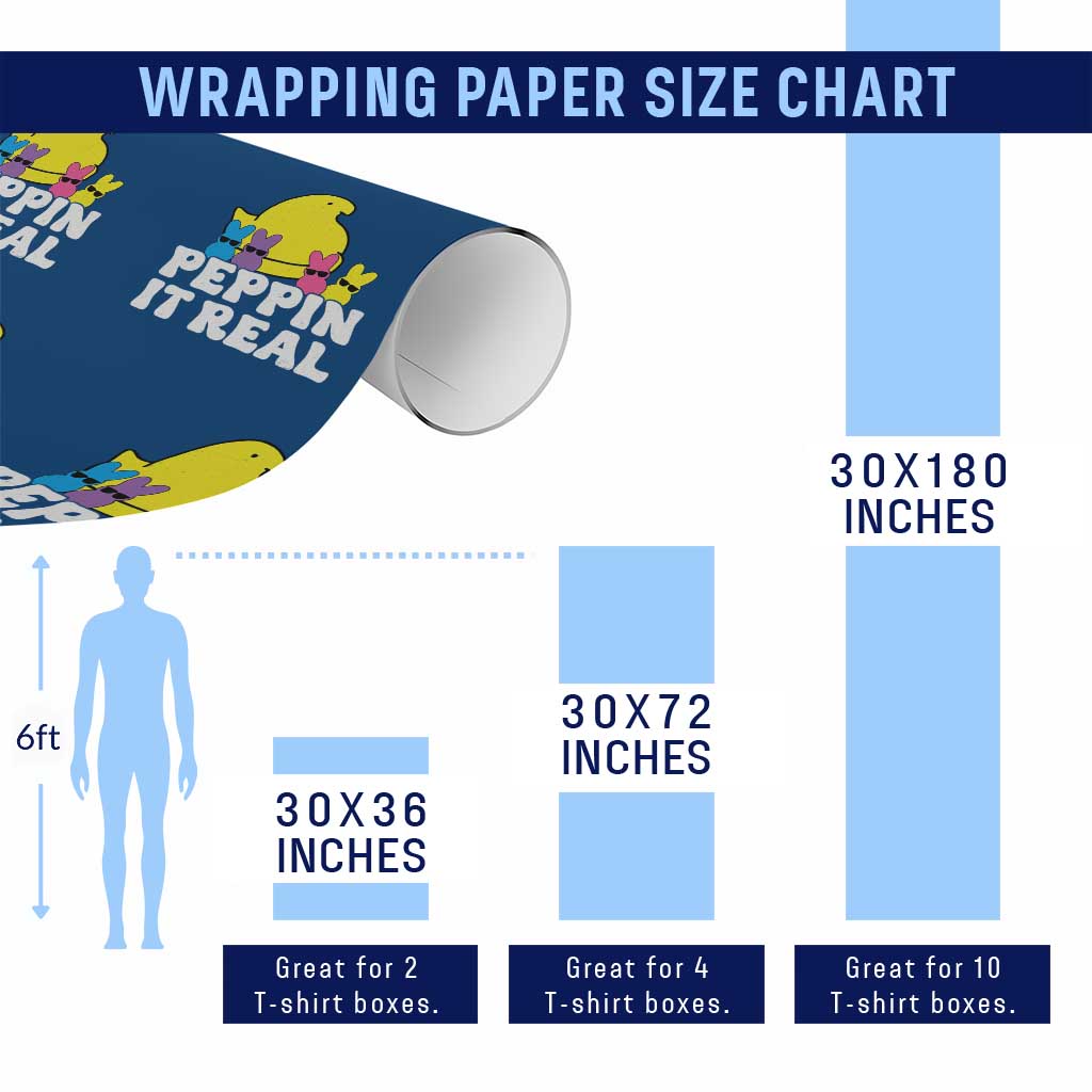 Easter Bunny Wrapping Paper Roll Peepin It Real Rabbit Candy Easter - Wonder Print Shop