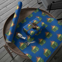 Funny Dumpster Fire Wrapping Paper Roll Everything Is Under Control Or Not - Wonder Print Shop