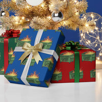 Funny Dumpster Fire Wrapping Paper Roll Everything Is Under Control Or Not - Wonder Print Shop