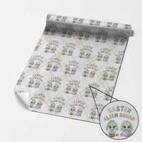 Funny Easter Alien Squad Bunny Ears Gift Wrapping Paper Roll