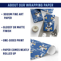 Funny Easter Bunny Drinking Beer Wrapping Paper Roll Some Bunny Needs Beer