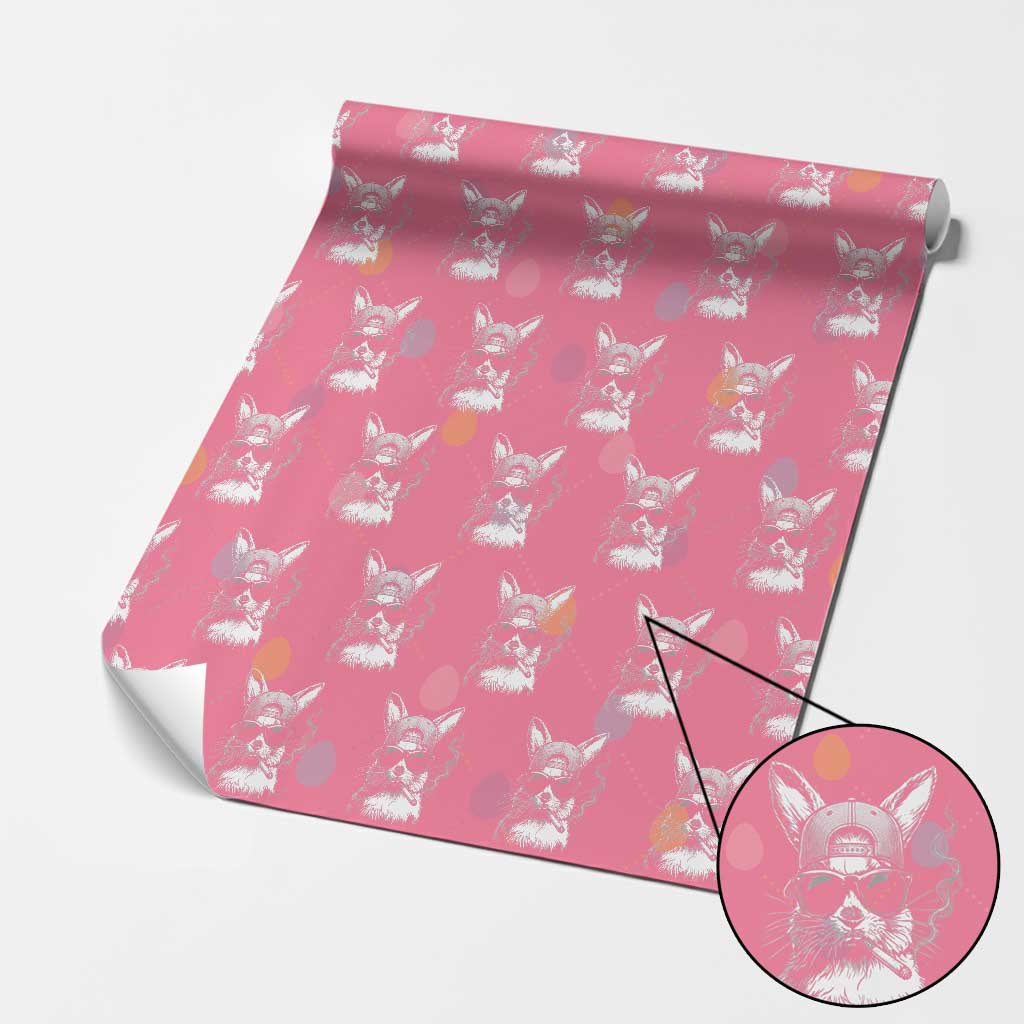 Funny Easter Bunny Smoking Meme Wrapping Paper Roll