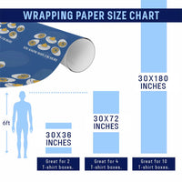 Funny Easter Day Thanksgiving Deviled Egg Wrapping Paper Roll You Know Why I'm Here