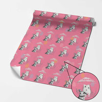 Funny Easter Day UFO Bunny Alien Eggs Wrapping Paper Roll