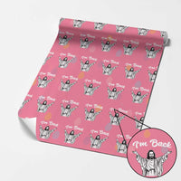 Funny Easter Jesus Meme Wrapping Paper Roll I'm Back