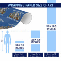Funny Easter Skeleton Wrapping Paper Roll When You're Dead Inside But It's Easter