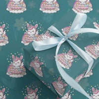 Funny Easter Unicorn Bunny Easter Eggs Wrapping Paper Roll