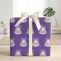 Funny Easter Unicorn Bunny Easter Eggs Wrapping Paper Roll