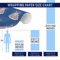 Funny Easter Unicorn Bunny Easter Eggs Wrapping Paper Roll