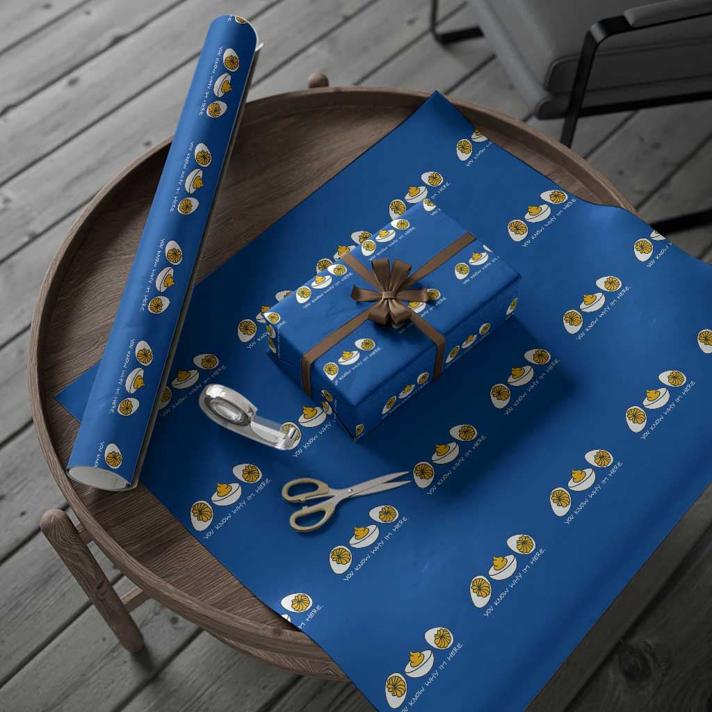 Funny Easter Wrapping Paper Roll You Know Why Im Here - Wonder Print Shop