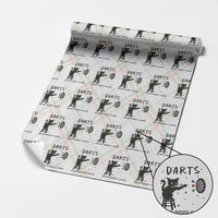 Funny Grumpy Cat Darts Wrapping Paper Roll Because Murder Is Wrong - Wonder Print Shop