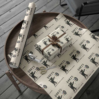 Funny Grumpy Cat Darts Wrapping Paper Roll Because Murder Is Wrong - Wonder Print Shop