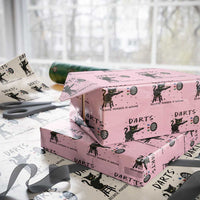 Funny Grumpy Cat Darts Wrapping Paper Roll Because Murder Is Wrong - Wonder Print Shop