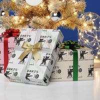 Funny Grumpy Cat Darts Wrapping Paper Roll Because Murder Is Wrong - Wonder Print Shop