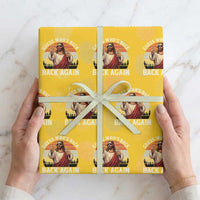 Funny Jesus Easter Wrapping Paper Roll Guess Who's Back? Back Again Easter