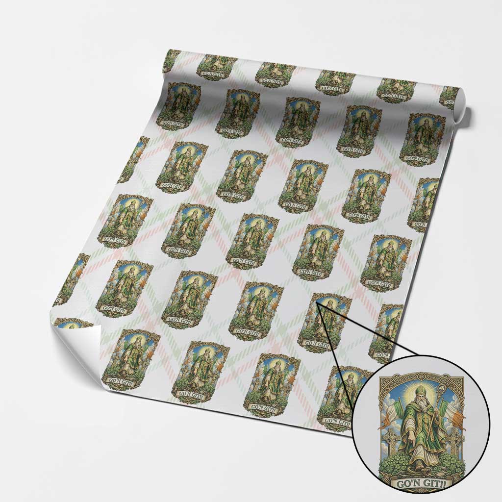 Funny Saint Patrick Go'n Git Snake Wrapping Paper Roll St Patricks Day