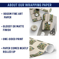 Funny Saint Patrick Go'n Git Snake Wrapping Paper Roll St Patricks Day