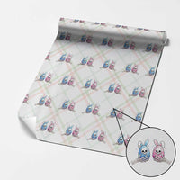 Gothic Easter Gift Wrapping Paper Roll Skeleton Hands Holding Easter Eggs