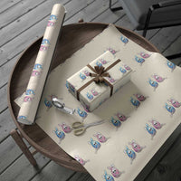Gothic Easter Gift Wrapping Paper Roll Skeleton Hands Holding Easter Eggs