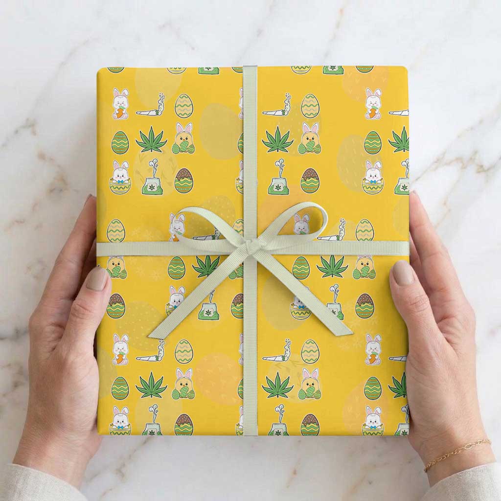 Happy 420 Easter Wrapping Paper Roll