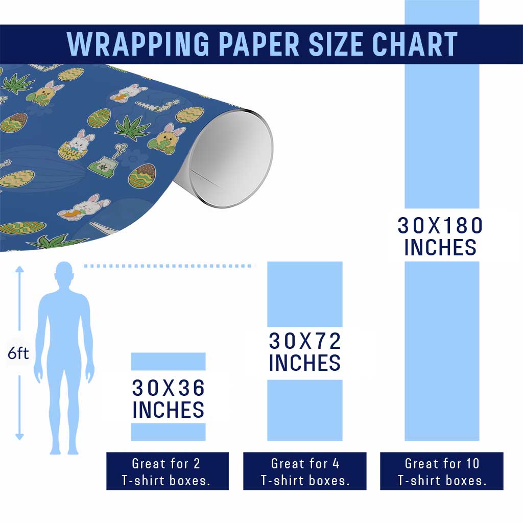 Happy 420 Easter Wrapping Paper Roll