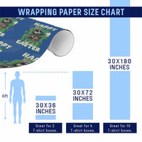 Happy 420 Easter Wrapping Paper Roll Funny Smoking Easter Bunny