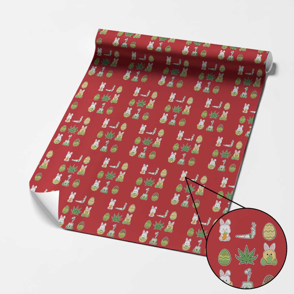 Happy 420 Easter Wrapping Paper Roll - Wonder Print Shop