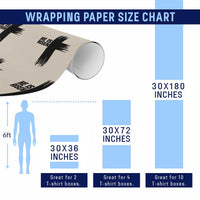 He Is Risen Wrapping Paper Roll Christian Easter Cross