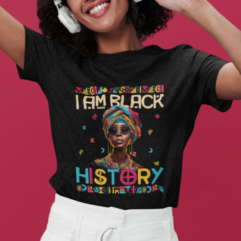 I Am Black History African American Women Pretty T Shirt TS09