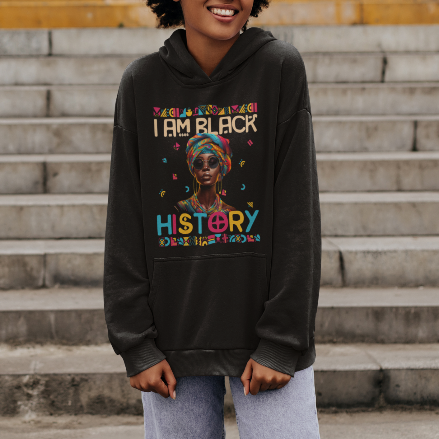 I Am Black History African American Women Pretty Hoodie - Wonder Print Shop