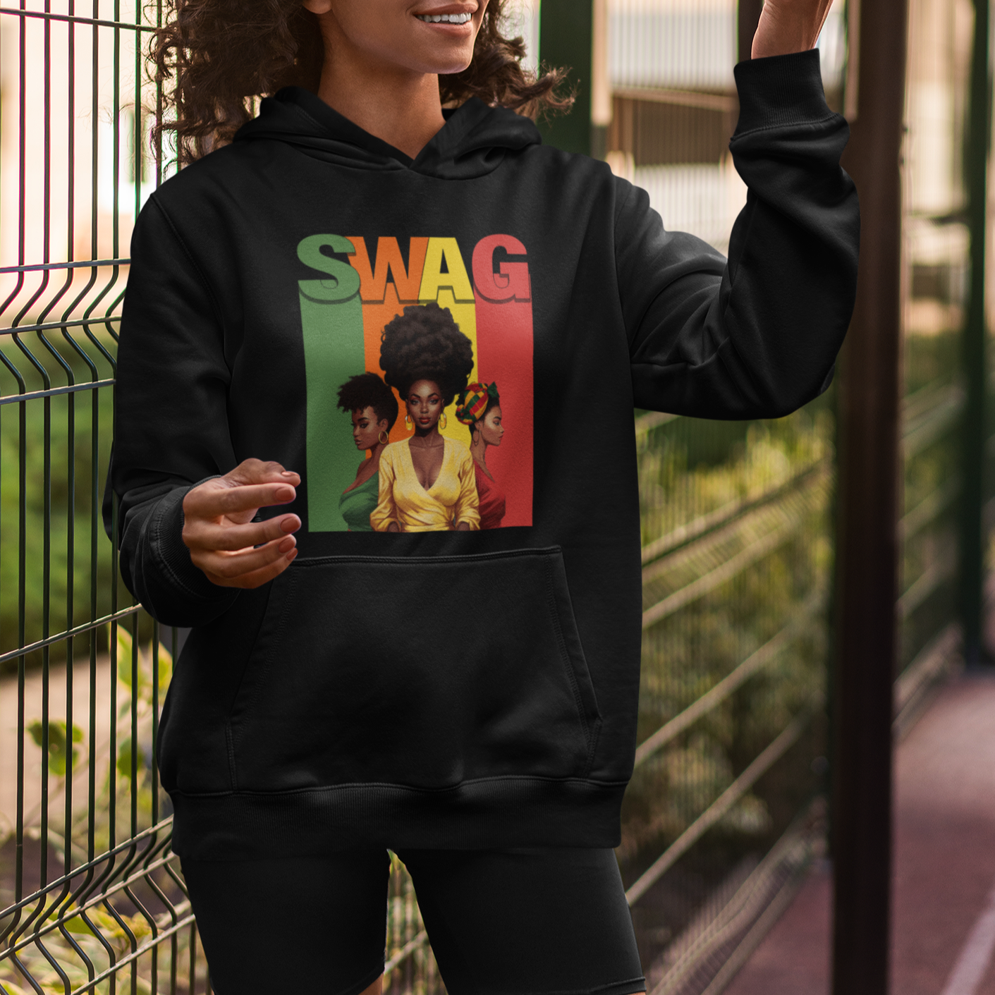 Black History Month Swag Melanin Queen Hoodie - Wonder Print Shop