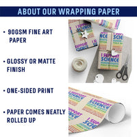 I Support Progressive Liberal Democratic Causes Protest Wrapping Paper Roll