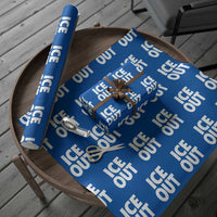 Ice Out Wrapping Paper Roll Abolish Ice Protest Statement
