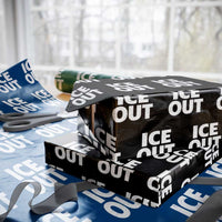 Ice Out Wrapping Paper Roll Abolish Ice Protest Statement