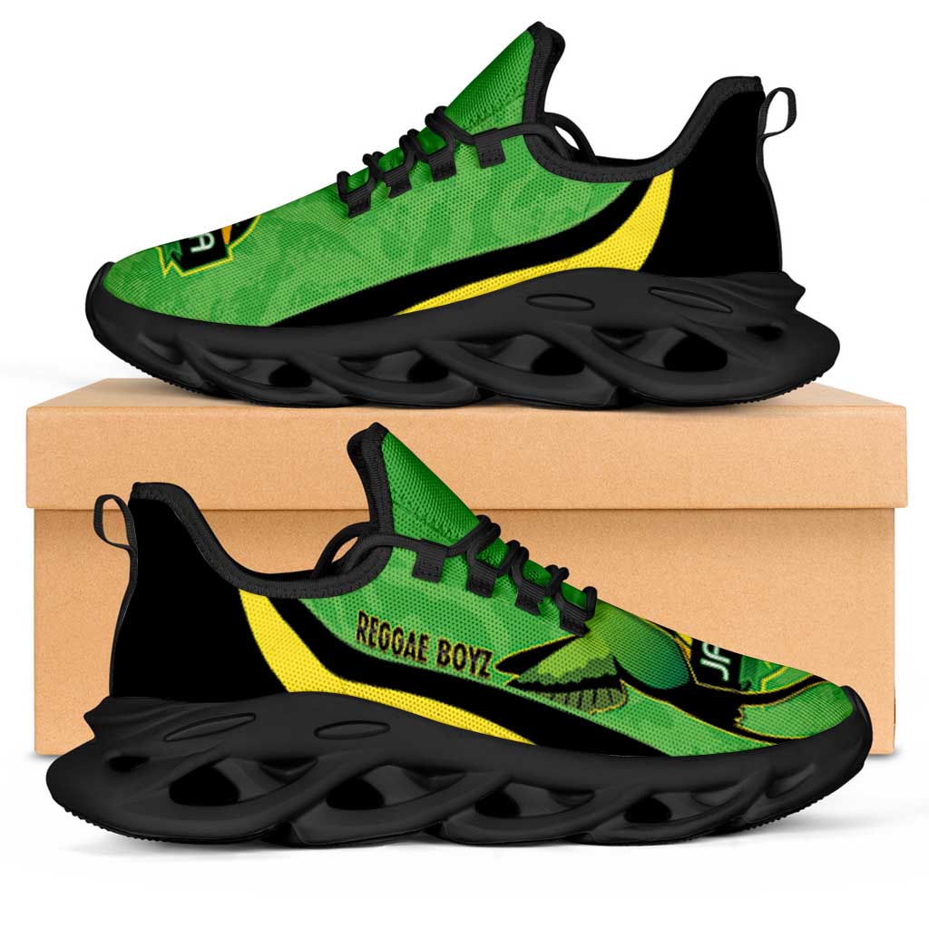 Jamaica 2026 Football Clunky Sneakers Reggae Boyz Grunge Curve Stylized - Wonder Print Shop