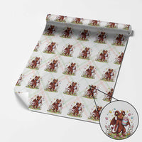 Jersey Devil Easter Egg Hunt Wrapping Paper Roll Funny Pine Barrens Folklore Gift
