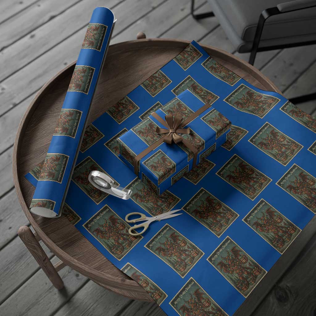 Jersey Devil Merry Devils Xmas Gift Wrapping Paper Roll - Wonder Print Shop