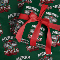 Jersey Devil Wrapping Paper Roll Merry Devils Xmas Cryptid Gift - Wonder Print Shop