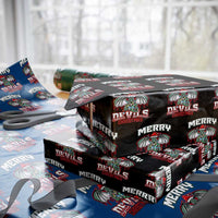 Jersey Devil Wrapping Paper Roll Merry Devils Xmas Cryptid Gift - Wonder Print Shop