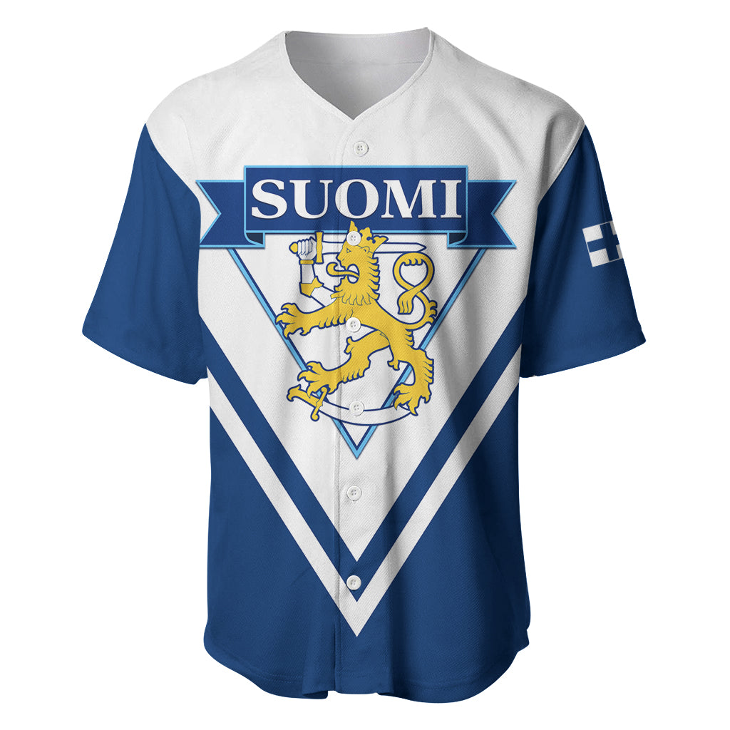 Finland Hockey 2024 Baseball Jersey Come on Leijonat - Wonder Print Shop