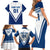 Finland Hockey 2024 Family Matching Short Sleeve Bodycon Dress and Hawaiian Shirt Come on Leijonat - Wonder Print Shop